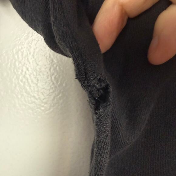 Vintage 80s City of London Polytechnic London Met Black Baby Tee T-Shirt Sz S - Picture 4 of 6